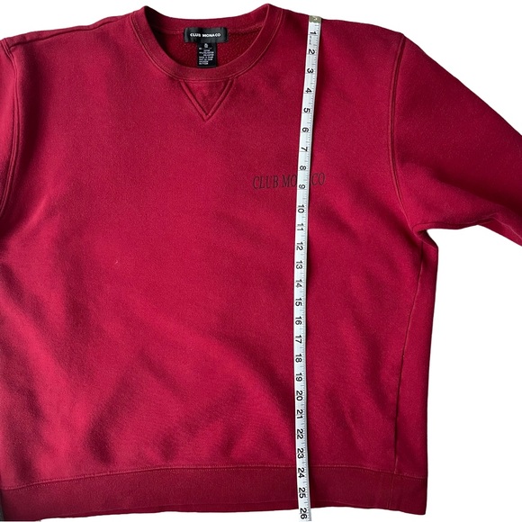 Club Monaco Red Crewneck Sweatshirt - Picture 6 of 8